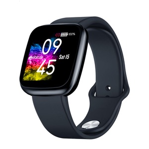 Crystal 3 1.3 inch Heart Rate Blood Pressure Oxygen Monitor USB Charging Light-weight Smart Watch BLACK COLOR