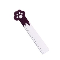 Cute 15CM Cat Claw Wooden Ruler Kawaii Parallel Straight Drawing Ruler Scale Rule For Kids Korean Stationery School Supplies