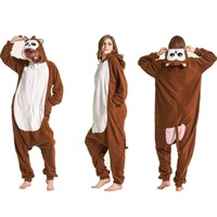 Cute Cartoon Character Animal One-Piece Pajamas for Adult