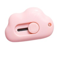 Cute Cloud Color Mini Portable Utility Knife Paper Cutter Cutting Paper Razor Blade Art Cutter Office Stationery