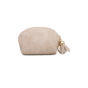 Cute Fashion Student Coin Purse Female Short Card Package Mini Fresh Coin Bag Simple Short Section Coin Purse-White