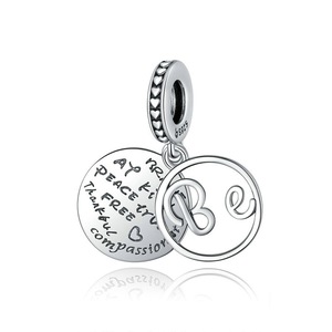 Cute Good Wishes Pendant Charm Fit Bracelet for Women Silver plating Jewelry Bracelet
