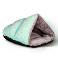 Cute Winter Deep Sleep Cat Litter Colorful Pet Supplies Warm Nest Washable Dog Bed-12