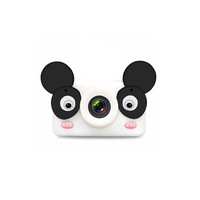 D3 PLUS 1200W Pixel Lens Bear Cartoon Mini Digital Sport Camera with 2.0 inch Screen for Children (Pink)