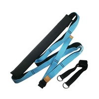 Dance Lower Waist Exerciser Exercise Leg Press Stretch Stretching Equipment Yoga Training with Yoga Aids-Blue