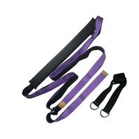 Dance Lower Waist Exerciser Exercise Leg Press Stretch Stretching Equipment Yoga Training with Yoga Aids-Purple