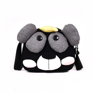 Dog Shaped Canvas Single Shoulder Bag Ladies Handbag Messenger Bag