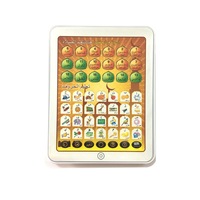 Dot Reading Machine Puzzle Early Education Machine Toy Tablet Learning Machine for Children-Yellow