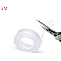 Double Sided Adhesive Tape Transparent Traceless Gel Mat Nano Tape Anti-Slip Gel for Fix Carpet Mats or Home Office Wall Decor ??M)