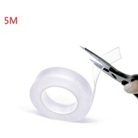 Double Sided Adhesive Tape Transparent Traceless Gel Mat Nano Tape Anti-Slip Gel for Fix Carpet Mats or Home Office Wall Decor ??M)