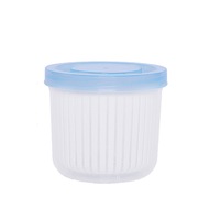 Drain Fresh Box Compartmentalized Green Onion Storage Box Kitchen Sealed Box Refrigerator Fresh-keeping Storage Box