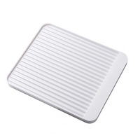 Drainage Tray Diatom Mud Drain Bowl Rack Household Fruit Bowls Drain Tray white