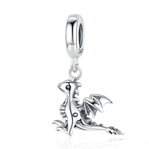 Drogon Smaug Pendant Charm Silver plating Charms Fit Bracelet Necklace Jewelry
