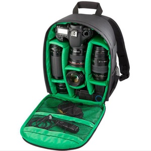 DSLR Camera Lens Storage Backpack Water-resistant Case Bag with Padded Bag