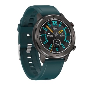 DT78 Full Touch Silicone Wristband Heart Rate BP BO2 Monitor Fitness Tracker Smart Watch GREEN COLOR