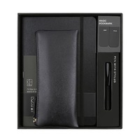 DTB2001 Business Gift Box A5 Notebook Ballpoint Pen Pencil Bag Bookmark Set Office School Stationery Set