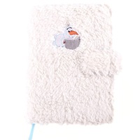 DTB61035 A6 Plush Snowman Notebook Schedules Planer Girls Diary Notepad Christmas Gifts