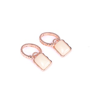 E10 Rectangular Earrings Niche Design Sense Female Ear Jewelry