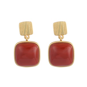 E13 Square Earrings Niche Design Sense Female Ear Jewelry