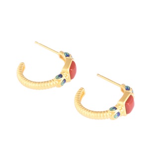 E17 C-shaped earrings niche design sense female ear jewelry