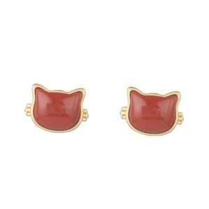E22 Cat Earrings Niche Design Sense Female Ear Jewelry