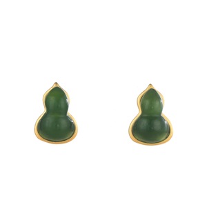 E23 Gourd Earrings Niche Design Sense Female Ear Jewelry