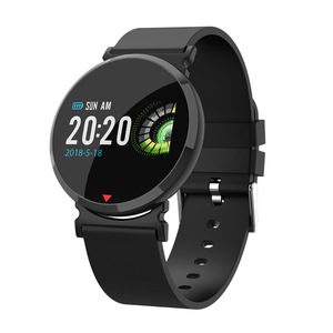 E28 HD Big Screen Business Style Smart Watch Blood Pressure Oxygen Monitor Wrist Band BLACK COLOR