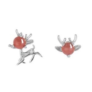 E30 Deer Bug Earrings Niche Design Sense Female Ear Jewelry