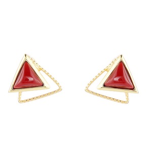 E38 Triangle Earrings Niche Design Sense Female Ear Jewelry