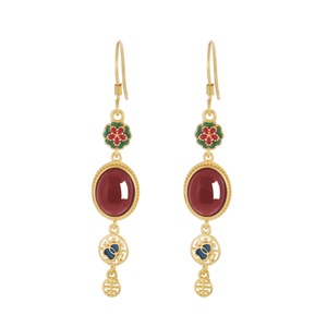 E40 Gourd Earrings Niche Design Sense Female Ear Jewelry