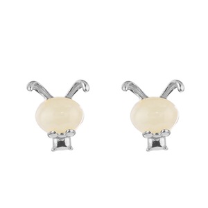 E44 Rabbit Earrings Niche Design Sense Female Ear Jewelry
