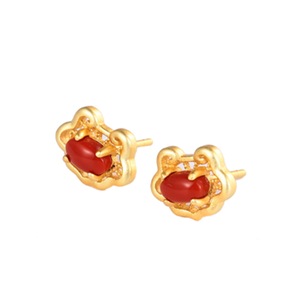 E69 Wishful Earrings Niche Stud Design Sense Women Ear Jewelry