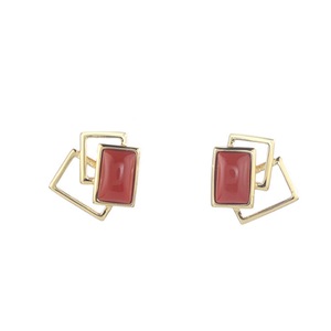 E75 Geometric Earrings Niche Stud Design Sense Women Ear Jewelry