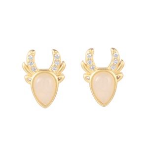 E78 Calf Earrings Niche Stud Design Sense Women Ear Jewelry