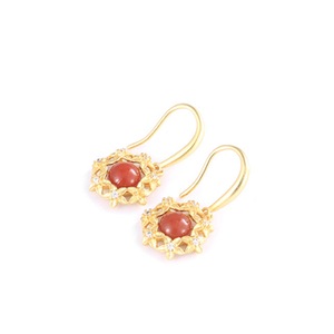 E79 Flower Earrings Niche Studs Design Sense Women Ear Jewelry