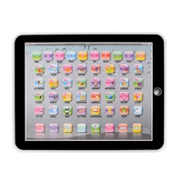 Educational Toys Dot Reading Machine English Early Education Machine IPAD Tablet Learning Machine for Children-Black