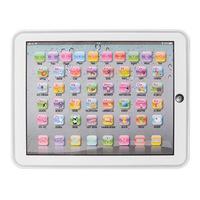 Educational Toys Dot Reading Machine English Early Education Machine IPAD Tablet Learning Machine for Children-White