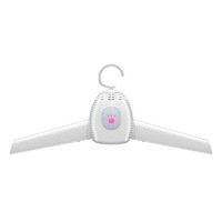 Electric Clothes Drying Racks Dryer Hanger Portable Electric Folding Clothes Household Mini Drying Rack Drying Machine-White