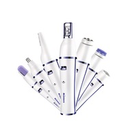 Electric Hair Removal Device 7 In 1 Plucking Nose Hair Eyebrow Shaping Knife Grinding Knife Can Be Facial Massage