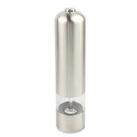 Electric Stainless Steel Pepper Muller(Silver)