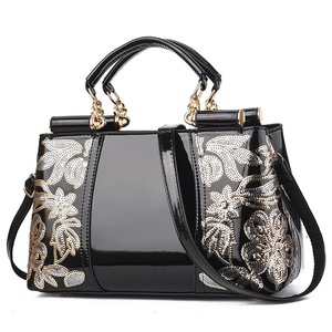 Embroidery Women Bag Pu Leather Purses and Handbags Luxury Shoulder Bags crossbody bags Female Bag for Women