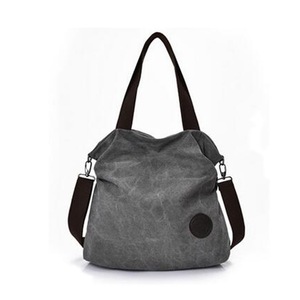 European and American casual handbags simple art canvas portable shoulder Messenger bag