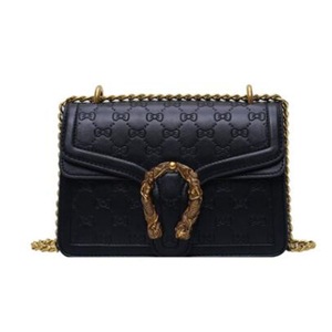 European Retro Fashion Ladies Square bag New Quality Matte PU Leather Women's Handbag Chain Tote Shoulder Messenger Bags