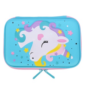 EVA Cartoon Pencil Case Unicorn Pen Bag Large Mermaid Crocodile Dinosaur Pencil Box Kids School Students Stationary Gifts
