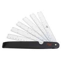 Fan Shape Scale Ruler with 6 Blades for Engineering Architects Multifunctional multiscale 6 sizes foldable rulers