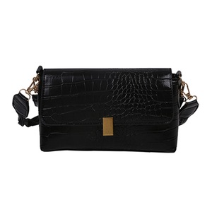 Fashion Alligator Pattern PU Leather Crossbody Bag Women Woven Strap Shoulder Handbags Casual Solid Color Top-handle