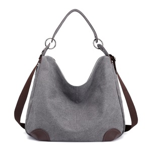Fashion Concise Canvas Shoulder Bags for Women 2021 Designer Casual Crossbody Bag Large Capacity Travel Totes
