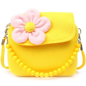 Fashion Crossbody Messenger Bag Lovely Girls Mini Shoulder Bag Cute Plush Cartoon Women Small Coin Purses Handbag