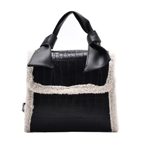 Fashion Exquisite Shopping Bag Autumn Women Shoulder Messenger Bag Retro Alligator Pattern Splicing Purse Trunk