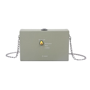 Fashion Exquisite Shopping Bag Candy Color Box Shoulder Bags Fashion Women Chain Small Square Crossbody Pouch